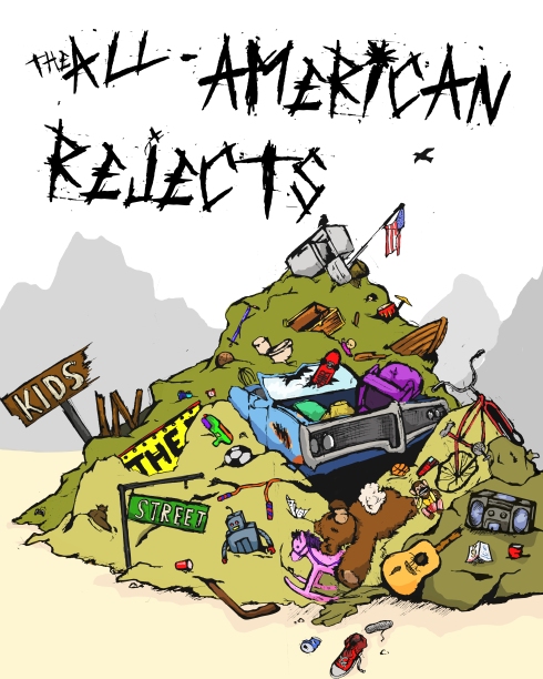 The poster was designed for the CreativeAllies All American Rejects Commemorative Tour Poster competition.